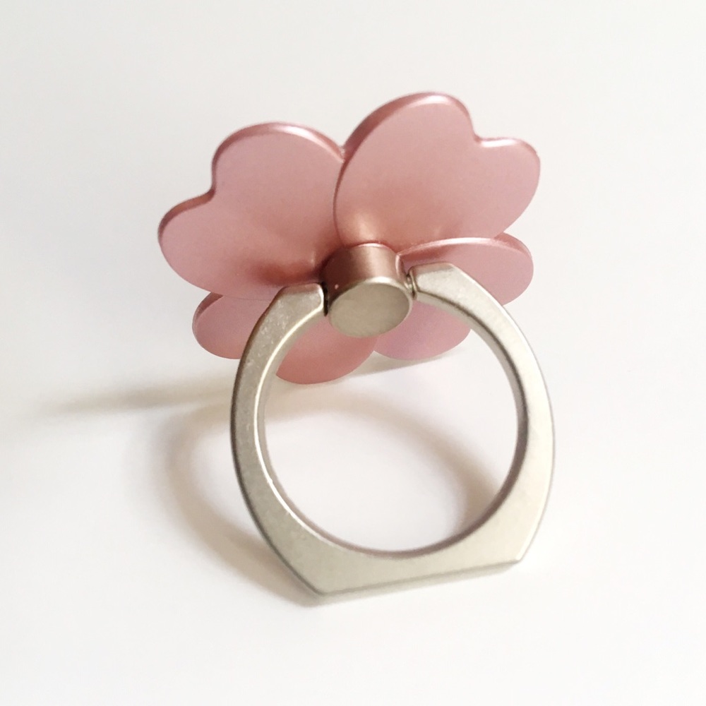2/$15 - Flower Ring Pop Socket - ROSE GOLD - Picture 2 of 4
